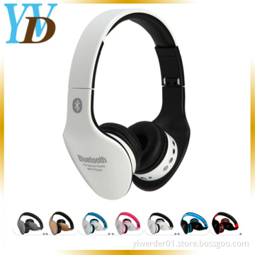 Portable Foldable Fashionable Wireless Bluetooth Headphone with TF Card FM Radio (YWD-T6)